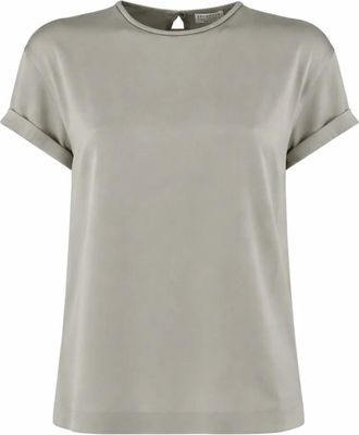 Brunello Cucinelli Short-sleeved Crew Neck T-shirt