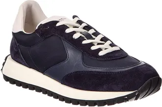 Gianvito Rossi Gravel Canvas & Suede Sneaker