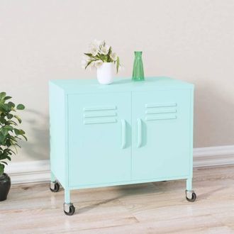 Berkfield Home Storage Cabinet Mint 60x35x56 cm Steel | Size: 60 x 35 x 56 cm