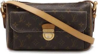 Louis Vuitton Pre-owned Canvas crossbody-bags - Dames - Vintage Schoudertas - Bruin - ONE Size - Vintage