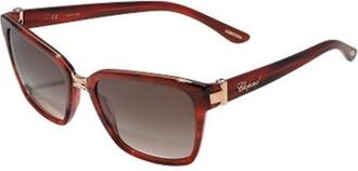 Chopard Brown Gradient Square Ladies Sunglasses SCH128S 0WTF 55
