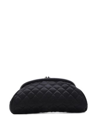 Chanel Timeless Quilted Satin clutch bag - Black