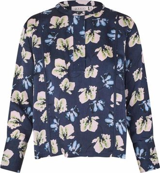 Masai Blouse met lange mouwen - Dames - Blouses - Blauw - L - Overhemden