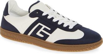 Balmain Swan Trainer Sneaker in Gym White/Navy at Nordstrom, Size 11Us