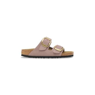 Birkenstock Arizona Big Buckle Nubuck Leather - Dames - Sandalen - Paars - 36 EU - Leer - Schoenen