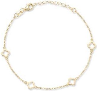 Glaze Jewelry Clover Station Bracelet in Gold at Nordstrom Rack