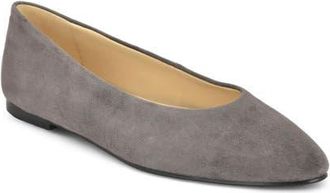 Nine West Valore Flat in Grey at Nordstrom, Size 8.5