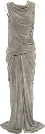 Rick Owens gedrapeerde maxi-jurk