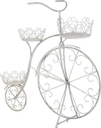 Wanderlust Deco Wanderlust Deco - Soporte Macetero De Metal Para 3 Macetas Gris 102.24x38.1x102.87h Cm