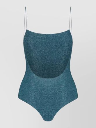 Os&eacute;ree glitter swim coveralls high leg low back