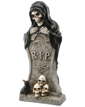 National Tree Company 12 Tombstone And Skeleton Reaper