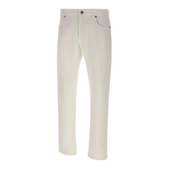 Eleventy Heren, Jeans, Wit, Maat: W34 Katoen