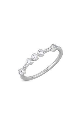 Bony Levy Monaco 18K White Gold Diamond Stackable Ring at Nordstrom Rack, Size 6.5