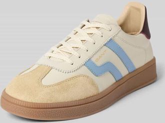 GANT Sneaker aus echtem Leder Modell Cuzima in Offwhite, Gr&ouml;&szlig;e 36