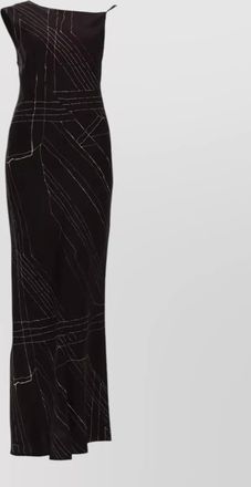 Alysi silk maxi dress