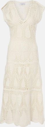 Gabriela Hearst Waldman crochet wool and cashmere maxi dress