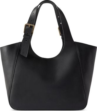 Furla Dora M Tote Smooth Leather Buckle Bag