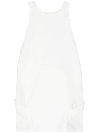 Hyein Seo twist-detailing tank top - White