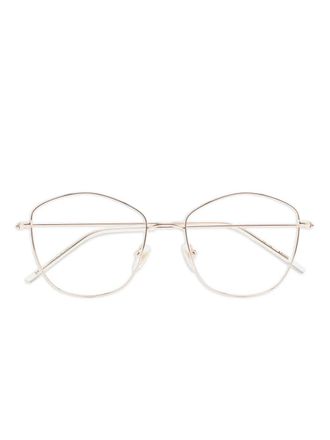 Kaleos Brady geometric-frame glasses - Gold