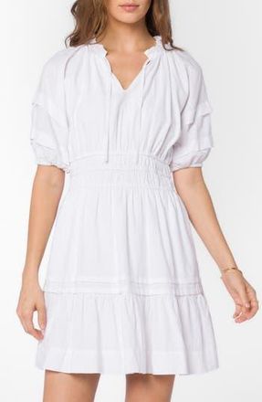 Velvet Heart Donna Linen Blend Minidress in White at Nordstrom Rack, Size Medium