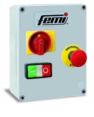 Femi Femi - Panel De Control + Interruptor De Parada De Emergencia Lijadoras De 2 Velocidades - 7800229