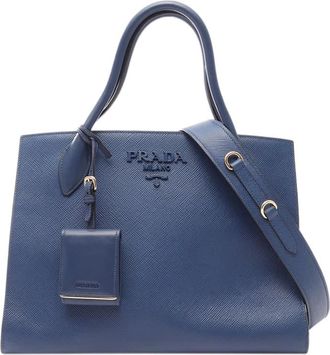 Prada Pre-owned Prada Medium Saffiano Cuir Monochrome Top Handle Tote Ladies 7A9TNTQZ3X276OL2