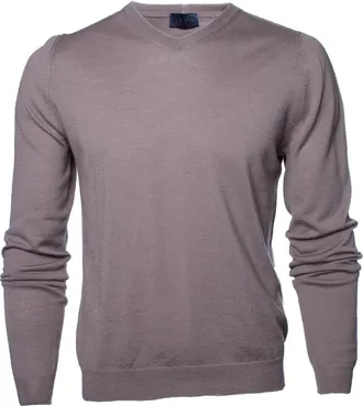 Lanvin Lanvin, grijze wollen v-hals trui