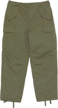 St&uuml;ssy Straight Trousers, male, Green, Size: W36 Cargo Pant