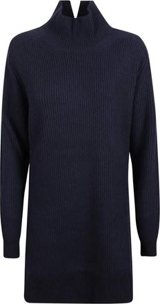 Dondup high-neck knitted dress - Blue