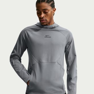 Nike Mens Nike Pro Dri-FIT Mid-Layer Training Top in Grey | IM3627-084