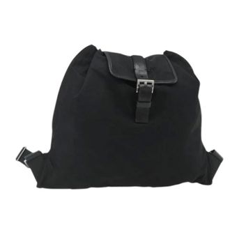Prada unisex, Pre-owned, Zwart, Maat: ONE Size Nylon