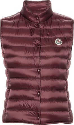 Moncler Liane padded gilet - women - Polyamide/Feather/Down/Polyamide - 1 - Red