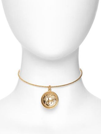 CHILD OF WILD Athena Coin Choker Necklace in Gold at Nordstrom