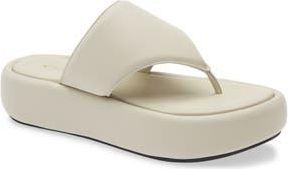 La Canadienne Gillie Platform Flip Flop in White at Nordstrom Rack, Size 7.5