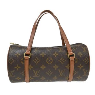 Louis Vuitton Papillon Monogram Canvas Brown Canvas Handbag (Pre-Owned)