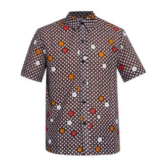 Maison Margiela Short Sleeve Shirts, male, Multicolor, Size: 2XL The Beachwear Line Shirt