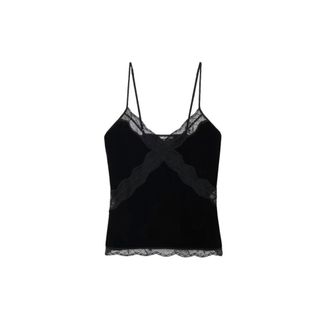 Zadig&Voltaire TOP Cishi Velvet - Tops - Mujer - Negro - L