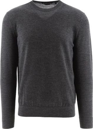 Michael Kors Maglione girocollo Lana Pettinata - Heren - Ronde hals truien - Grijs - XL - Wol - Truien & Vesten