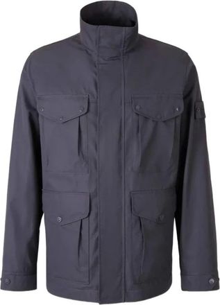 Stone Island Capospalla - Heren - Zomerjassen - Blauw - L - Jassen