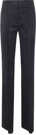 The Attico Stijlvolle Lange Broek - Dames - Straight fit broeken - Zwart - L - Broeken
