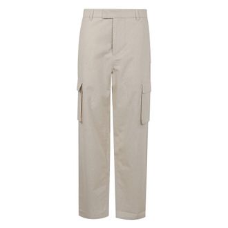Daily Paper Clothing Mujer, Pantalones, Beige, Talla: L