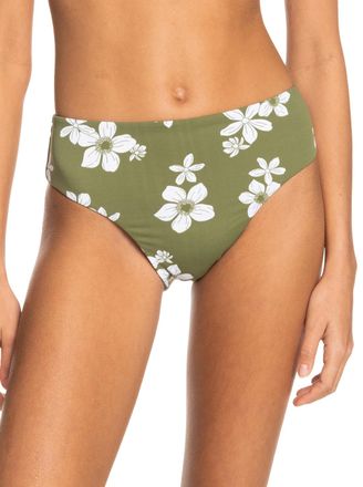 Roxy Bikini-Hose ROXY Retro Revo, Damen, Gr. M, US-Gr&ouml;ssen, gr&uuml;n (loden gr&uuml;n surfrider spirit s), 87% Nylon, 13% Elasthan, Badehosen Bikini-Hose