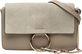 Chlo&eacute; Pre-owned Faye Crossbody - Dames - Vintage Schoudertas - Bruin - ONE Size - Leer - Vintage
