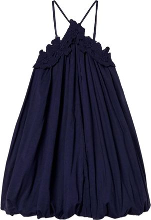 Twin-Set Abito con applicazione a fiori - Blu