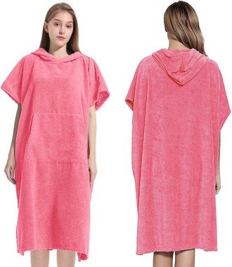 OEM Poncho Con Capucha Para Cambiarse De Surf, Confeccionado En Microfibra Absorbente De Secado R&aacute;pido, Ideal Para Surf, Playa, Gris Oscuro
