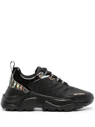 Just Cavalli Sneakers chunky con inserti - Nero