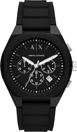 A|X Armani Exchange Mens Rafael Black Dial Watch