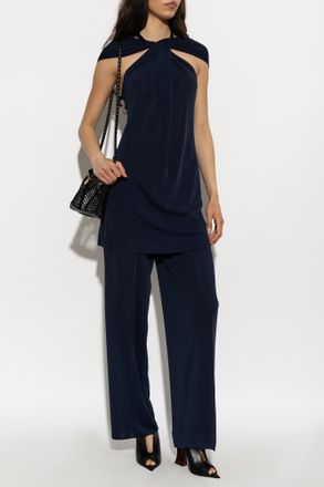 Lanvin Oversized Top, Womens, Navy Blue