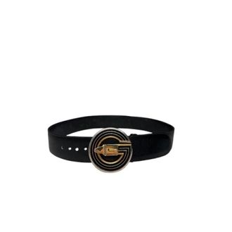 Gucci Pre-owned Leren Riem - unisex - Vintage Accessoires - Zwart - ONE Size - Leer - Vintage