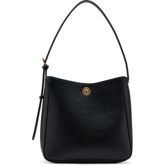 Mango Medium Faux Leather Bucket Bag in Black at Nordstrom